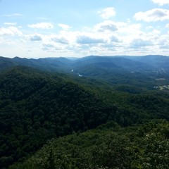 View from Pinnacle Overlook of Cumberland Gap National Historical Park.