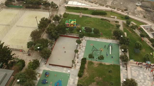 Flying over the park at Ericeira