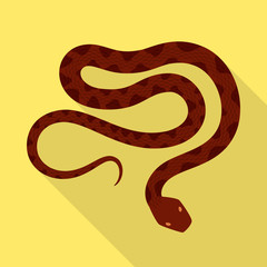 Obraz premium Vector illustration of skin and reptile logo. Set of skin and danger stock symbol for web.