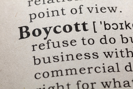 Definition Of Boycott