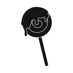 Vector illustration of sweetness and product sign. Set of sweetness and sweet stock symbol for web.