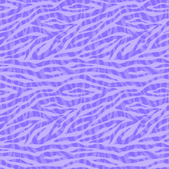 Purple light abstract zebra striped textured seamless pattern