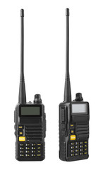 Portable radio transceiver