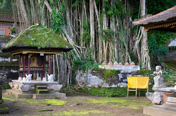 Obraz premium View of the shrines at Pura Kehen aka Kehen Temple, Bali, Indonesia