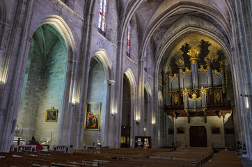 Fototapeta na wymiar Cathédrale Saint-Pierre, Montpellier, France.