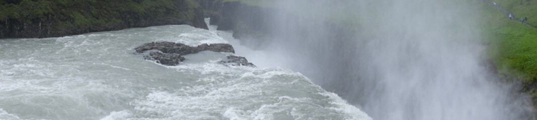 Panorama of the Falls Gullfoss