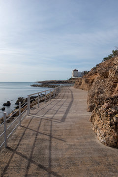 The mediterranean sea in Ametlla de mar, Costa daurada