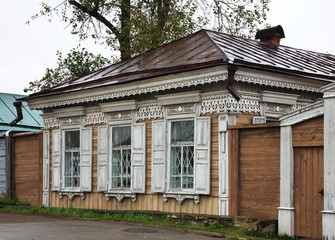 Historical district of Irkutsk. Russia
