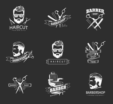 Barber shop labels