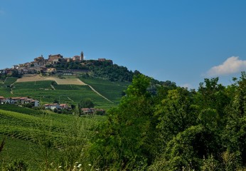 La morra, Piedmont, Italy. July 2018