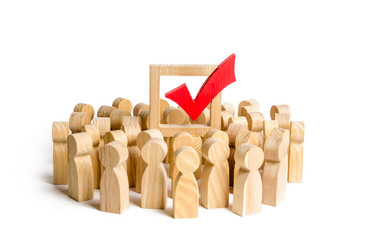 People support the decision or political force. correct choice of development. right of the majority, democratic society. Populism and manipulation of the electorate. Campaigning on elections,