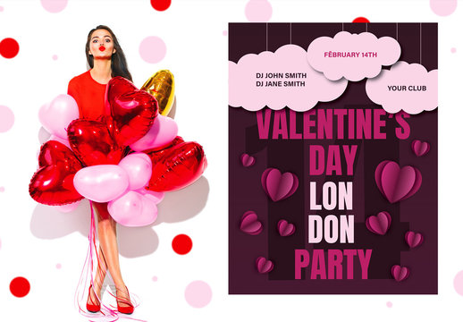 Valentine's Day Flyer Layout