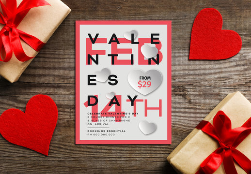 Valentine's Day Flyer Layout