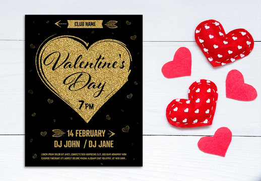 Valentine's Day Flyer Layout