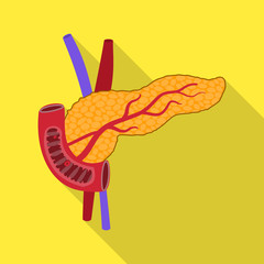 Vector design of human and health sign. Set of human and scientific stock symbol for web.