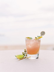 cocktail on the beach