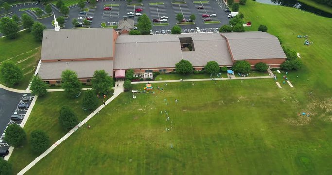 VBS games at a church