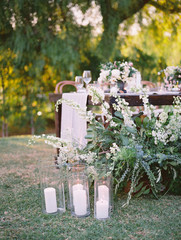 flowers in a cemetery