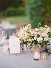 wedding table