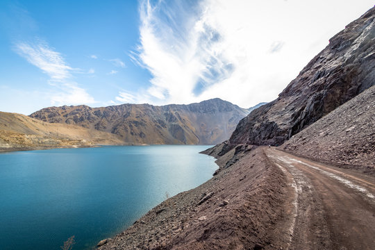 Embalse el Yeso Dam at Cajon del Maipo - Chile