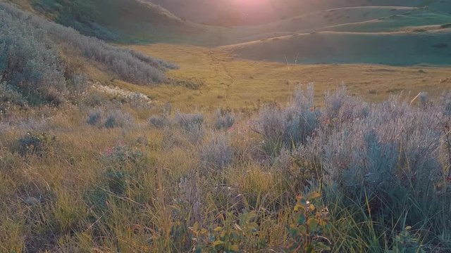 Coulee view during a sunset