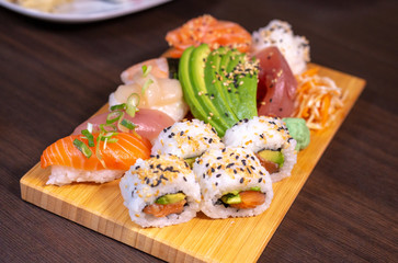 Sushi Roll most famous Japanese food