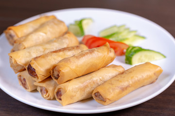 Vigi roll famous Japanese food