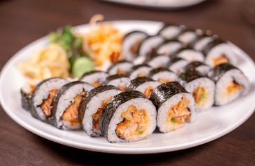 Sushi Roll most famous Japanese food
