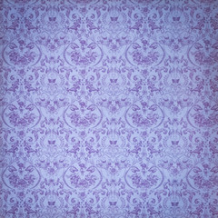 Floral Romantic Background, Lavender Flowers on the Lavender Background