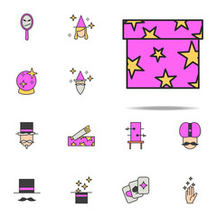 gift box icon. magic icons universal set for web and mobile
