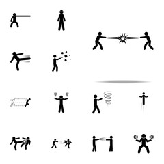 super power, force, fight icon. special human powerful icons universal set for web and mobile