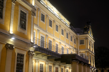 Fototapeta na wymiar The Menshikov Palace in Saint Petersburg.