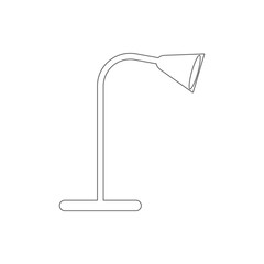 table lamp icon. Element of Electro for mobile concept and web apps icon. Thin line icon for website design and development, app development
