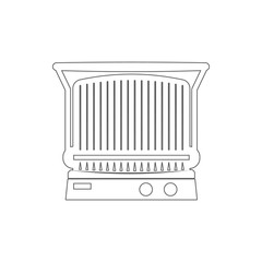 retro radio apparatus icon. Element of cyber security for mobile concept and web apps icon. Thin line icon for website design and development, app development