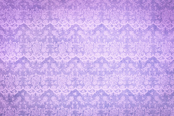 White Lace Pattern on the Lavender Background