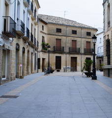 street in mediterranean old town, Baeza, Jaen