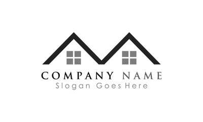 home double roof logo