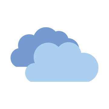cloud shape isolated icon