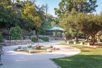 Gabriela Mistral Square at Santiago Metropolitan Park - Santiago, Chile