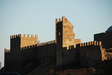 Crimea. Zander. Summer. Recreation / Genoese fortress