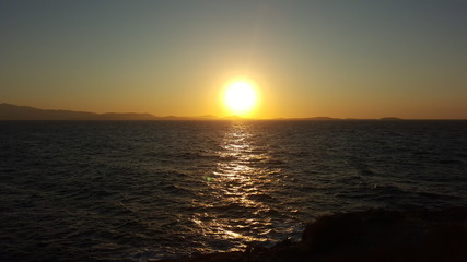 Obraz premium Naxos stunning sunset