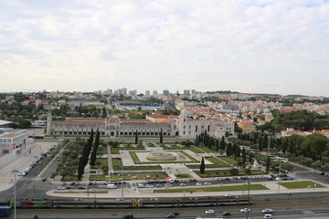 Obraz premium Lisbon/Portugal - May 22 2018 - Jerónimos Monastery is a former monastery of the Order of Saint Jerome near the Tagus river in the parish of Belém