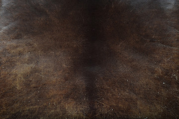 Rustic dark worn dark leather texture background
