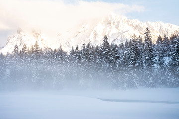 berge im Schnee