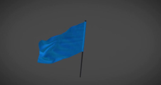 Racing flags - Blue flag looping animation with alpha mask