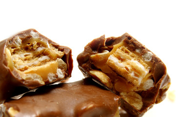 Chocolate background / Chocolate is a usually sweet, brown food preparation of roasted and ground cacao seeds