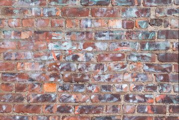 Colorful Abstract Brick Wall