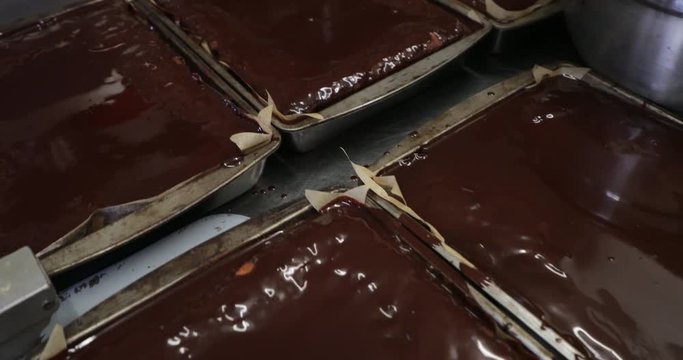 Making a Chocolate Pistachio Cake
