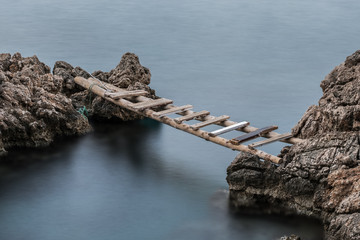 Long exposure seascape scene