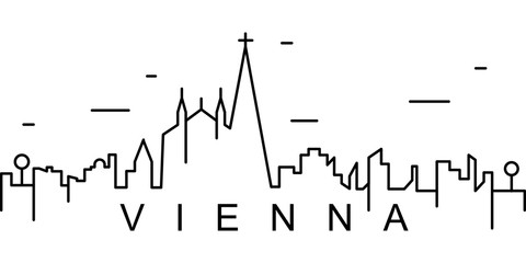 Vienna outline icon. Can be used for web, logo, mobile app, UI, UX